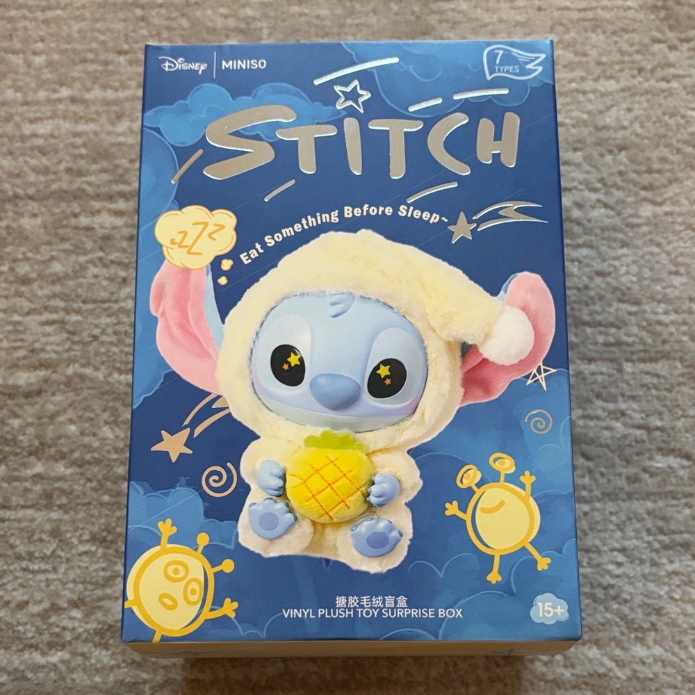 Disney Stitch Plush Toy - Blue and Yellow